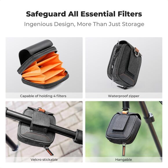 KF CONCEPT 58mm Magnetic GND8 ND8 ND64 ND1000 Basic Ring Camera Lens Filters Kit - Picture 6 of 9